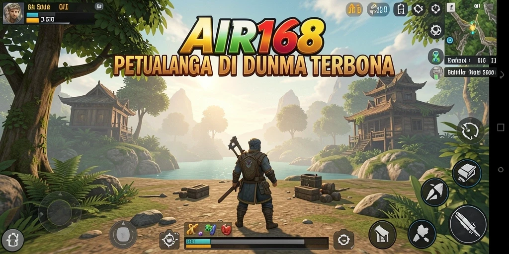 Tampilan gameplay AIR168 yang menakjubkan di dunia terbuka.