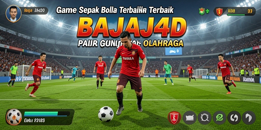 Tampilan permainan <strong>BAJAJ4D</strong> dengan aksi sepak bola yang mendebarkan.