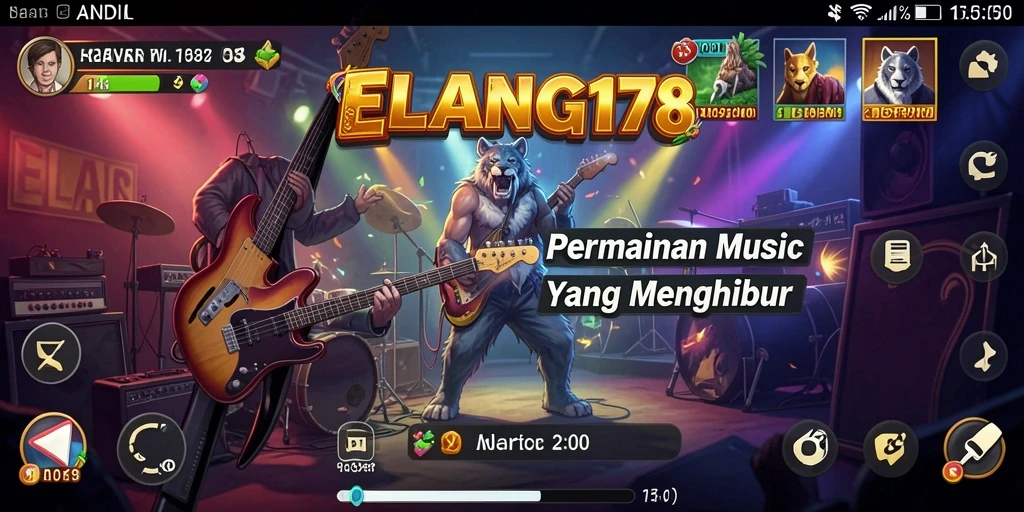 Screenshot utama ELANG178 menampilkan gameplay interaktif yang menarik.