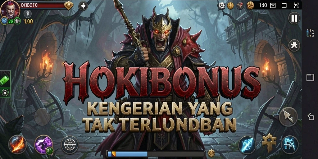 Tangkapan layar gameplay HOKIBONUS yang menegangkan dan mencekam.
