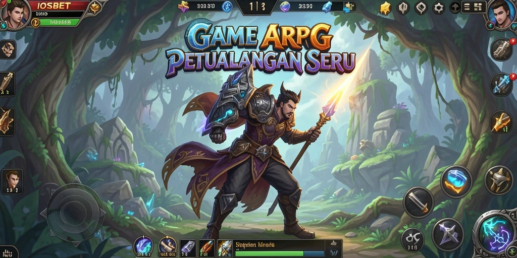 Screenshot gameplay ARPG IOSBET yang penuh aksi dan petualangan.