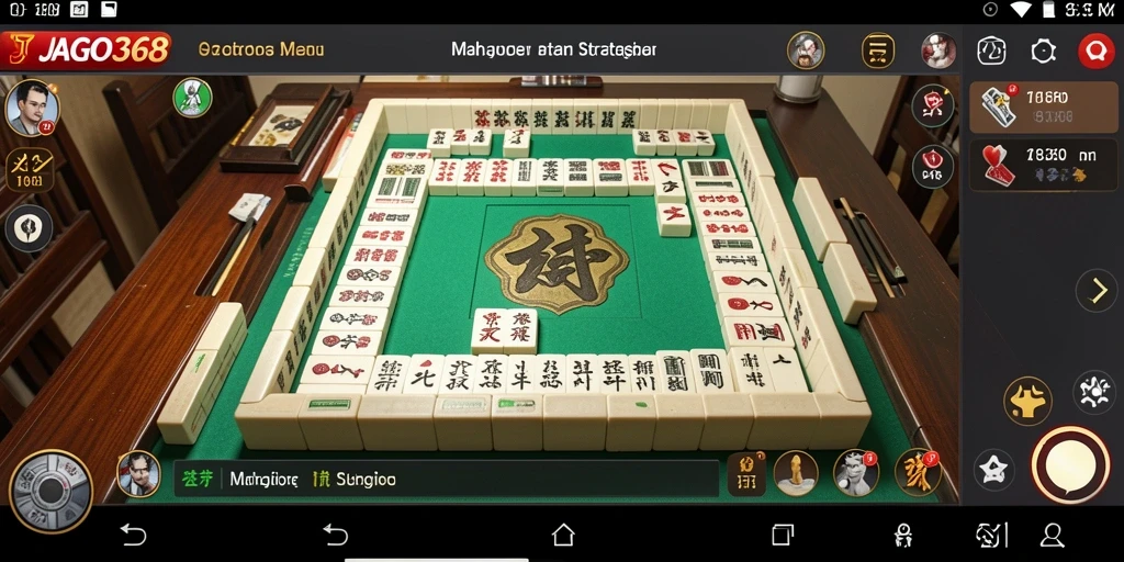 Tampilan gameplay seru permainan Mahjong di JAGO368.