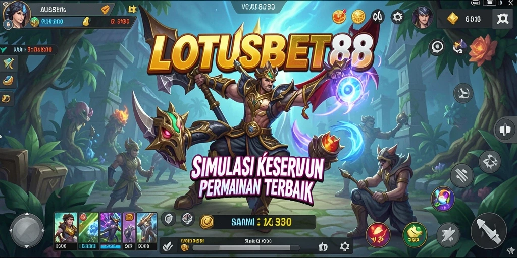 Screenshot utama LOTUSBET88 menampilkan gameplay Simulation yang mendalam.