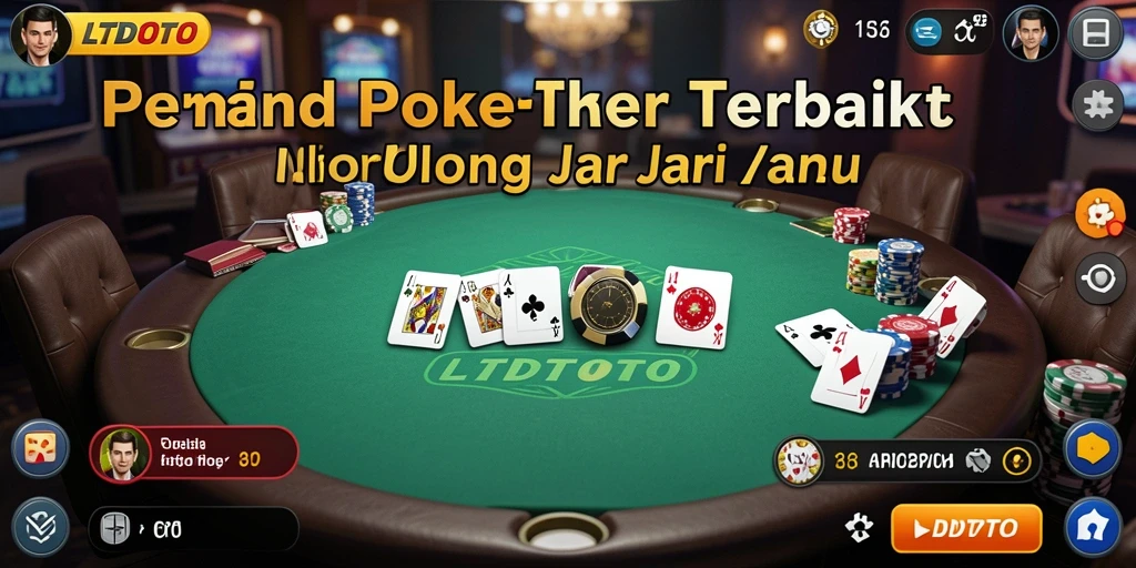 Screenshot menunjukkan gameplay seru LTDTOTO dengan grafis poker yang menawan.