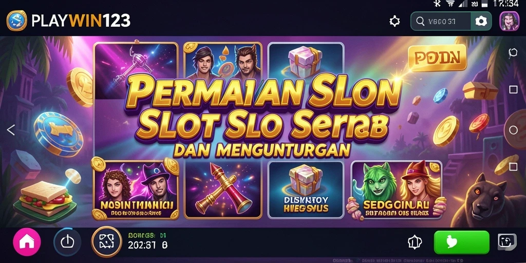 Tampilan gameplay menarik dari PLAYWIN123 yang menampilkan putaran Slot.