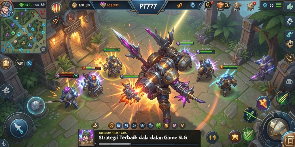 Tampilan gameplay PT777 dengan strategi mendalam dan pertempuran seru.
