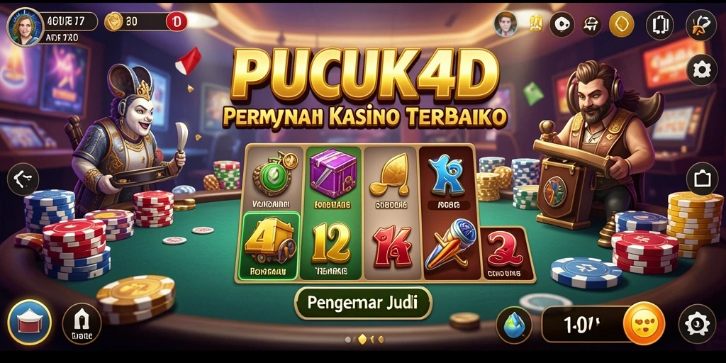 Tampilan gameplay menakjubkan di PUCUK4D dengan banyak pilihan permainan kasino.