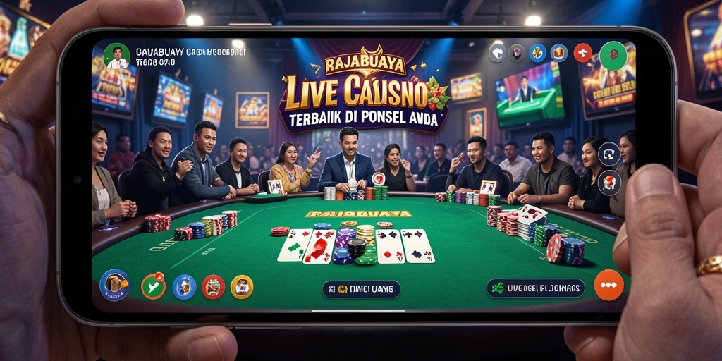 Tampilan gameplay menyenangkan dalam Live Casino RAJABUAYA.