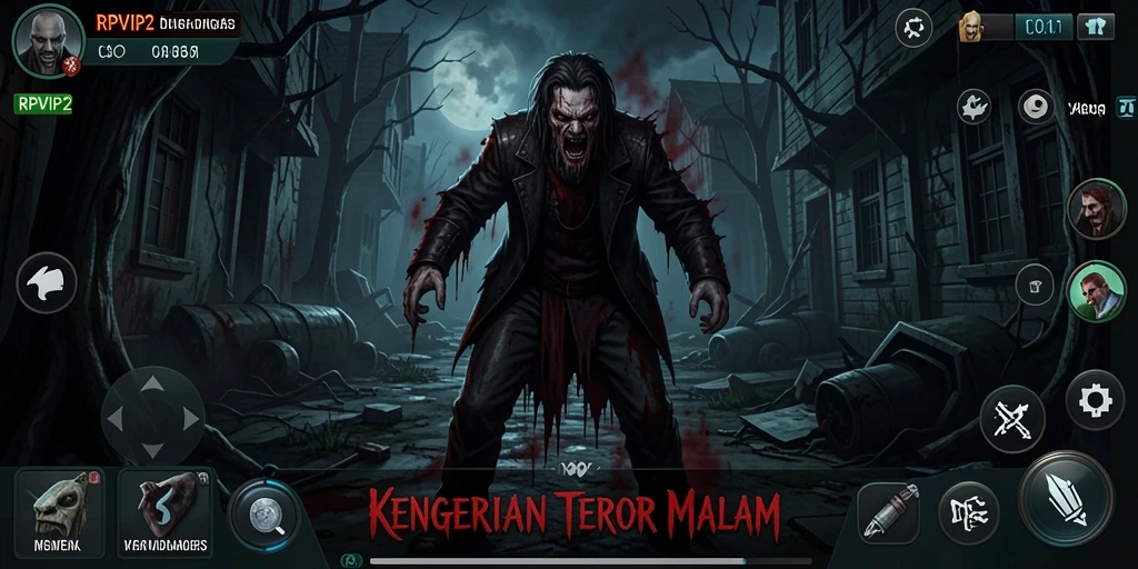 Gameplay yang mencekam dan penuh ketegangan di RPVIP2.