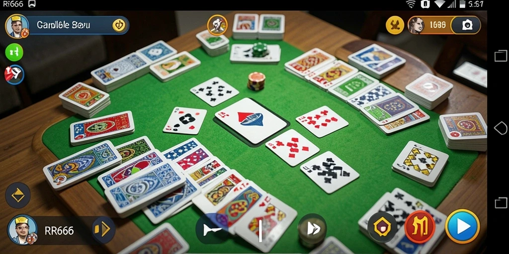 Tampilan gameplay seru dari game Gaple RR666.