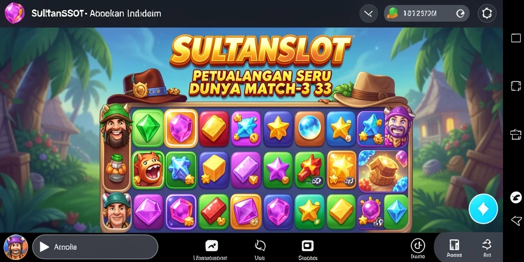 Tampilan gameplay menegangkan dalam SULTANSLOT, penuh warna dan tantangan.