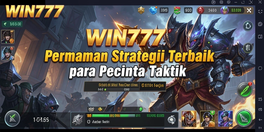 Tampilan gameplay WIN777 dengan aksi strategi yang mendebarkan.