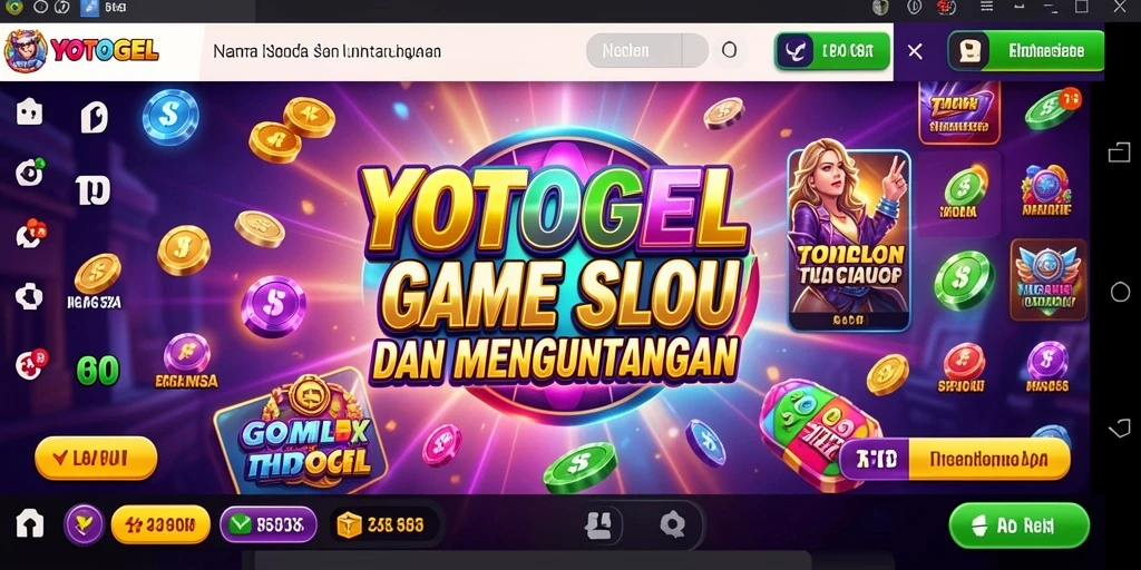 Tampilan gameplay YOTOGEL yang menarik dan penuh warna.